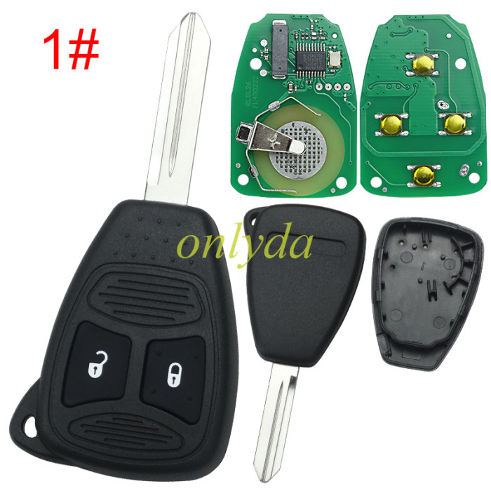 For Chrysler remote key 315mhz KOBDT04A OHT692427AA