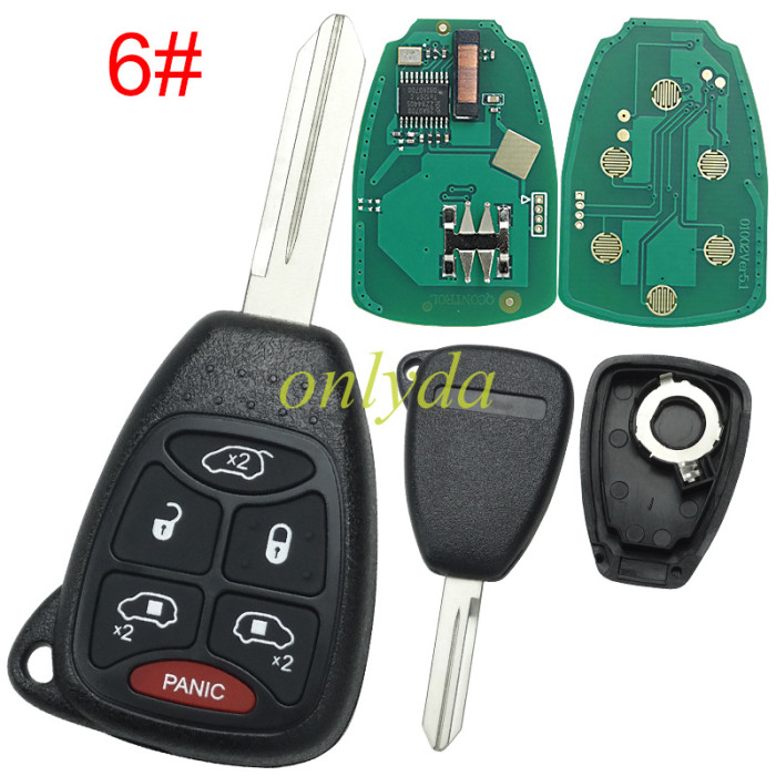 For Chrysler remote key  PCF7941 46 Chip  M3N5WY72XX433.92Mhz