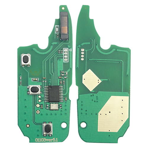 For Fiat 3 button remote key with Megamos ID48 chip with 434mhz  Fiat Bravo(2007-09/05/2008)  /Fiat Liena           Fiat Stilo(2001-2007)