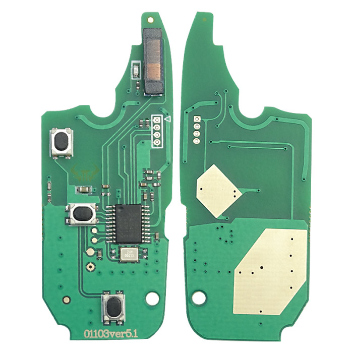 For Fiat 3 button remote key With PCF7941Chip and 433.92Mhz，please choose the key shells  （support fiorino）