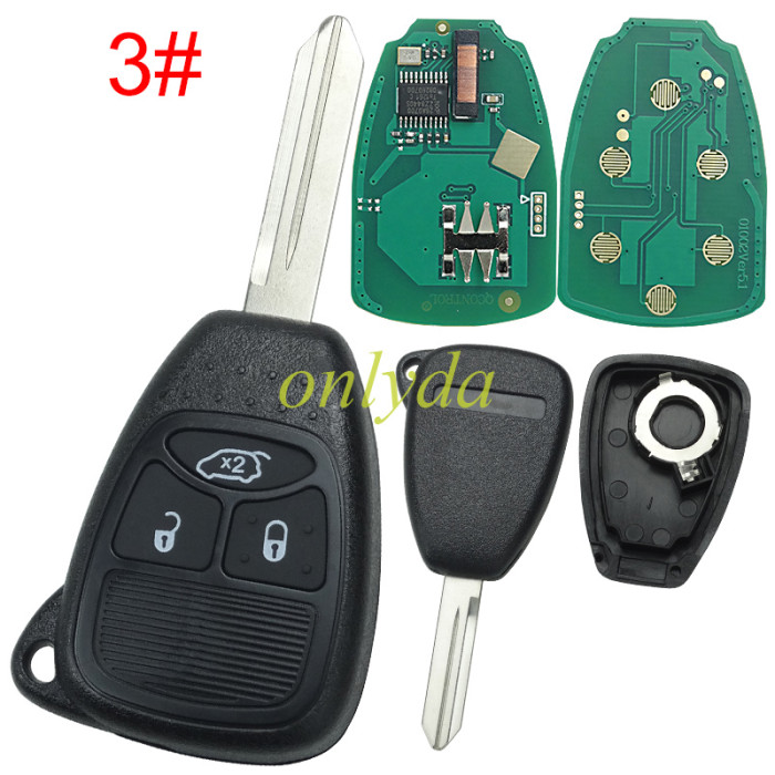 For Chrysler remote key  PCF7941 46 Chip  M3N5WY72XX433.92Mhz