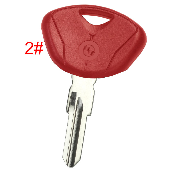 For BMW  Motrocycle key blank with badge with right blade  ，pls choose blade
