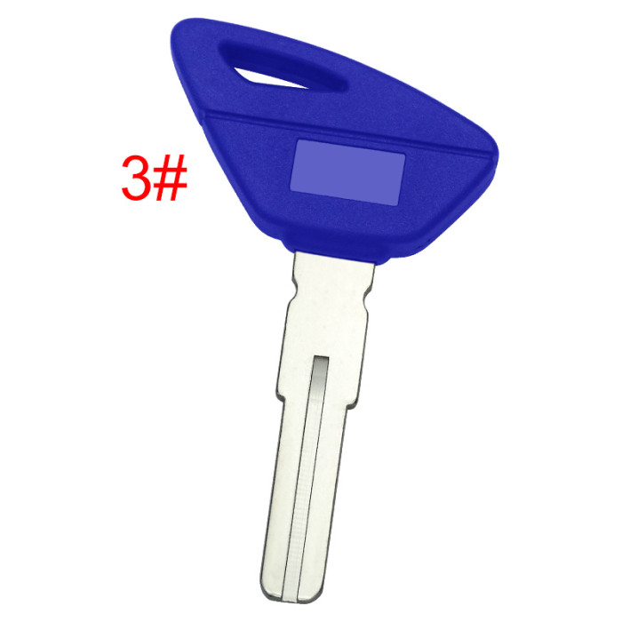 For Aprilia motorcycle  key shell with  blade with badge , pls choose color