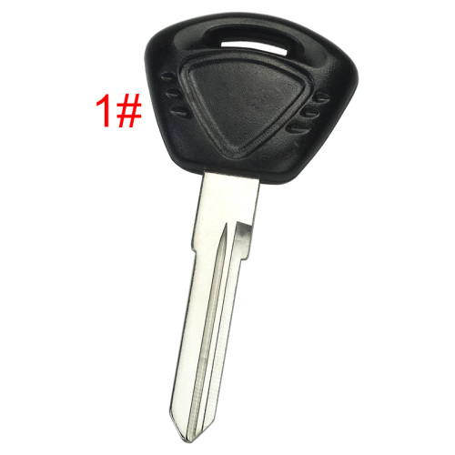 For  Triumph motorcycle key shell with left blade with badge , pls choose color