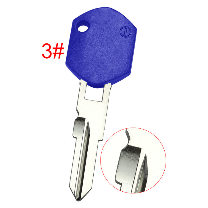 KTM Motocycle car key blank with right blade with printed badge , pls choose color