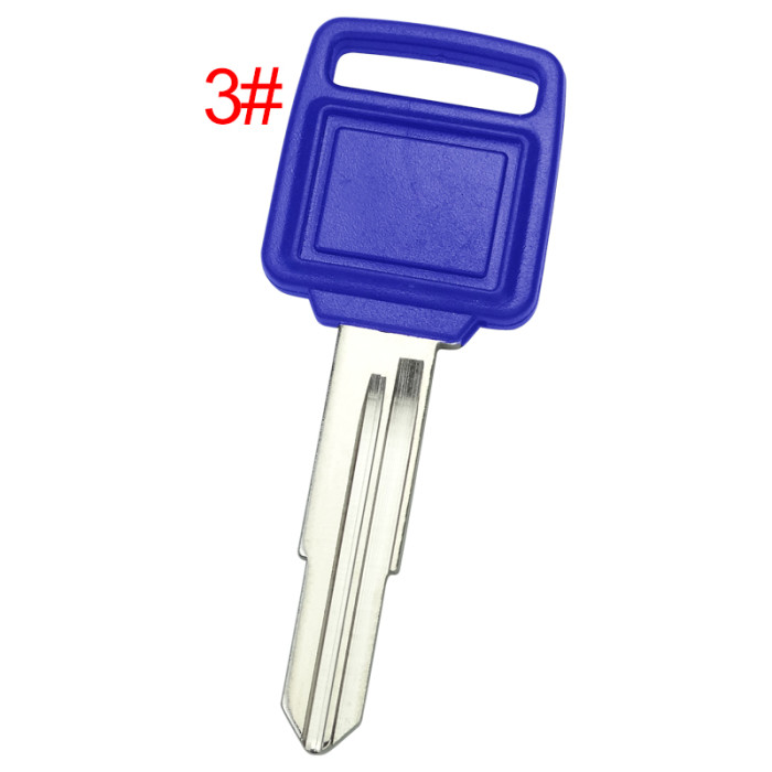 Honda-Motor bike key blank with left blade with logo , pls choose color