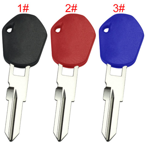 KTM Motocycle car key blank with left blade with printed badge, pls choose color