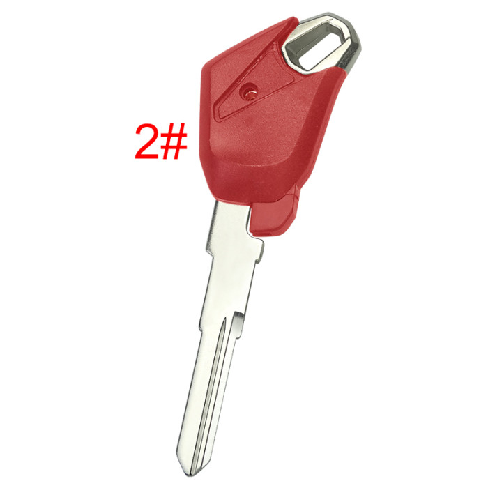 For KAWASAKI motorcycle key with  blade wiht badge , pls choose color