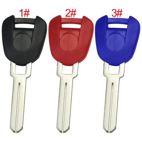 Honda-Motor bike key blank with  blade with badge , pls choose color