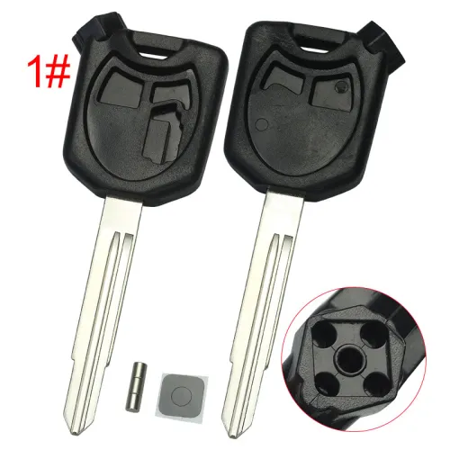 Honda-Motor bike key blank with left blade with badge , pls choose color 
