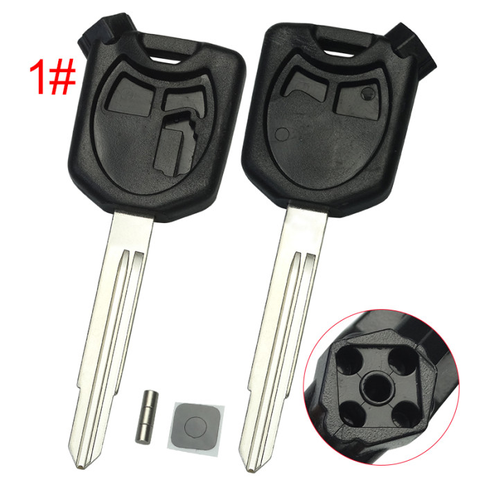 Honda-Motor bike key blank with left blade with badge , pls choose color 