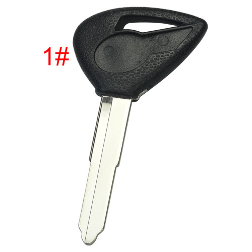 For  Yamaha motorcycle transponder key blank with right blade with badge , pls choose color