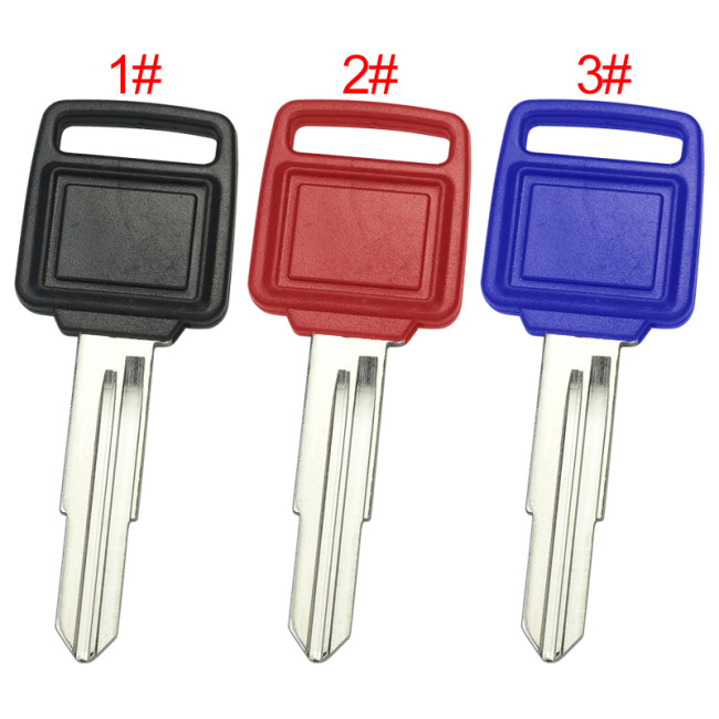 Honda-Motor bike key blank with left blade with logo , pls choose color
