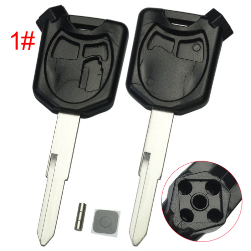 Honda-Motor bike key blank with right blade with badge , pls choose color