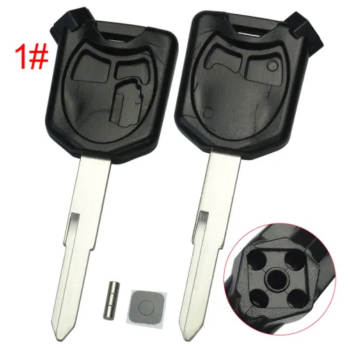 Honda-Motor bike key blank with right blade with badge , pls choose color