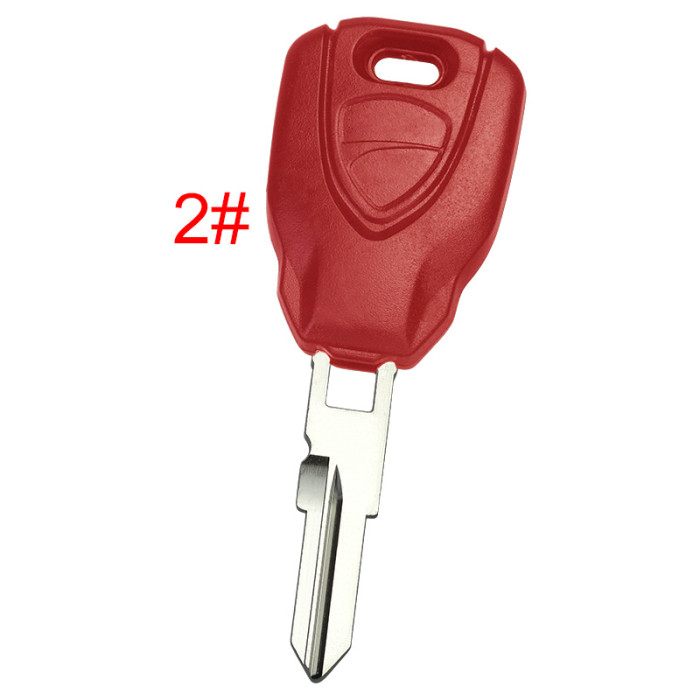 For Ducati motor  key blank  length:38mm with badge, pls choose color