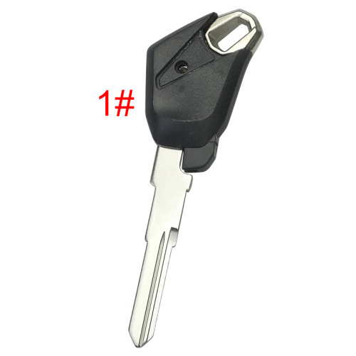 For KAWASAKI motorcycle key with  blade wiht badge , pls choose color