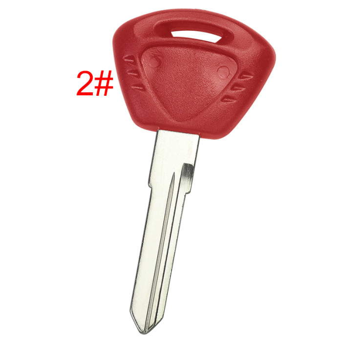 For  Triumph motorcycle key shell with left blade with badge , pls choose color