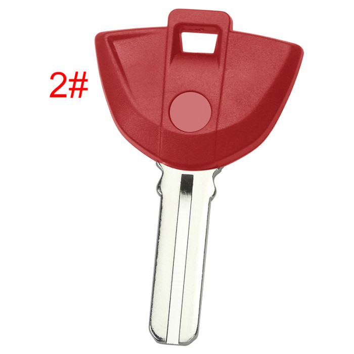 For BMW  Motrocycle key blank without badge  ，pls choose color