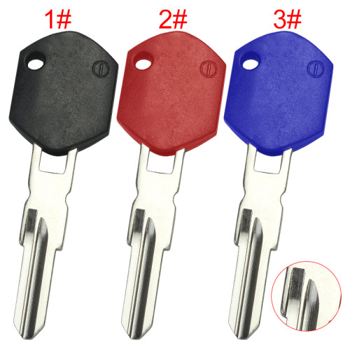 KTM Motocycle car key blank with right blade with printed badge , pls choose color