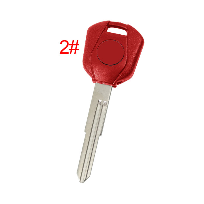 Honda-Motor  bike key blank， with left blade with badge, pls choose the color