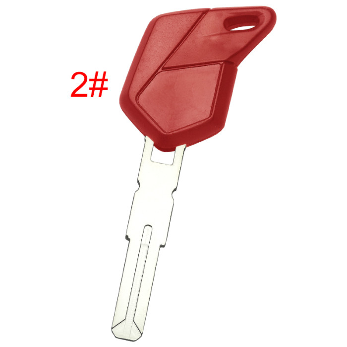 For MV motorcycle key  shell with badge , pls choose color