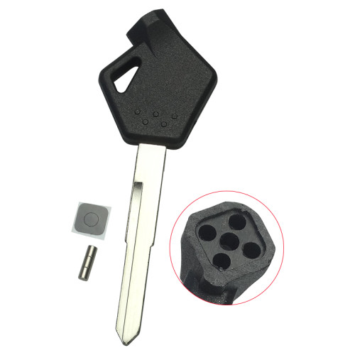 For Suzuki motorcycle bike key blank with right blade with badge