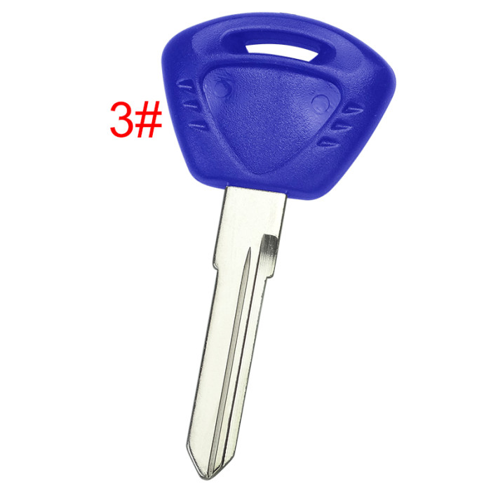 For  Triumph motorcycle key shell with left blade with badge , pls choose color