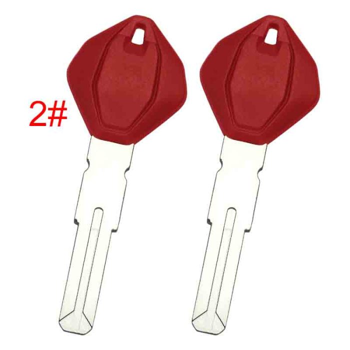 For Ducati motor  key blank without badge , pls choose color