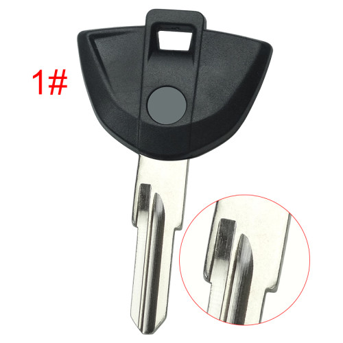 For BMW  Motrocycle key blank without badge with  blade ，pls choose color