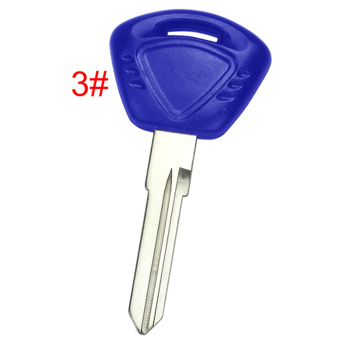 For  Triumph motorcycle key shell with left blade with badge , pls choose color