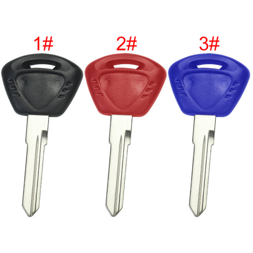 For  Triumph motorcycle key shell with left blade with badge , pls choose color