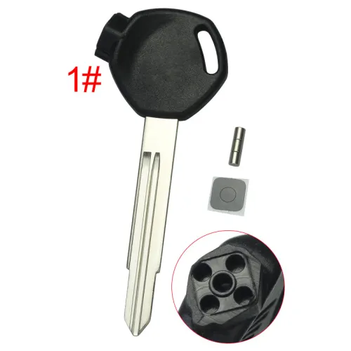 For Honda-Motor  bike key blank， with right blade with printed badge, pls choose the color
