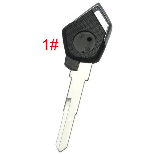 For KAWASAKI motorcycle key blank with right blade with badge , pls choose color
