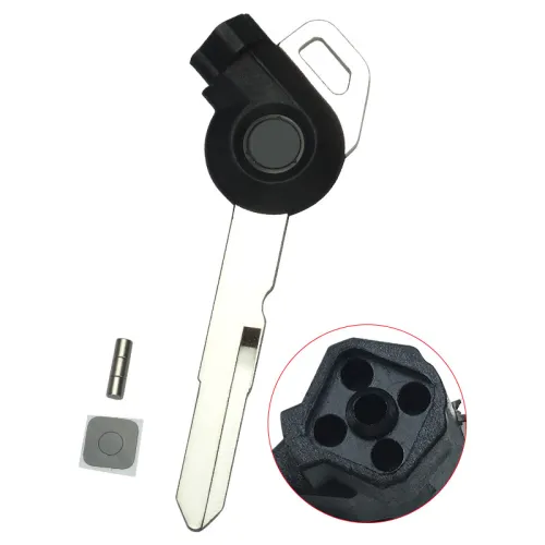 For Yamaha motorcycle transponder key blank with left blade