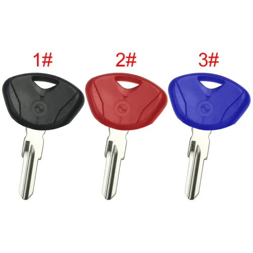 For BMW  Motrocycle key blank with badge with right blade  ，pls choose blade