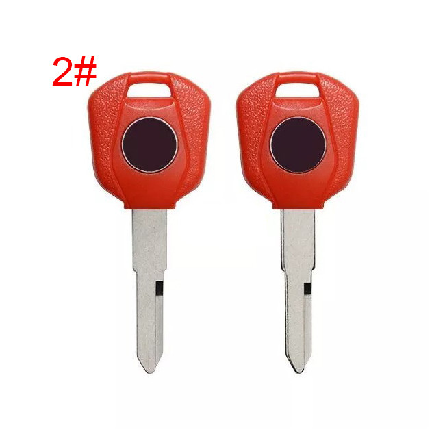 Honda-Motor  bike key blank， with left blade with badge, pls choose the color