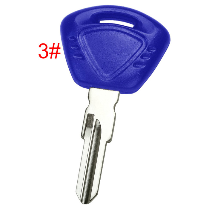 For  Triumph motorcycle key shell with right blade with badge , pls choose color