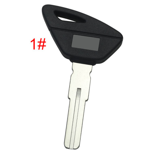 For Aprilia motorcycle  key shell with  blade with badge , pls choose color