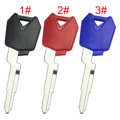 For KAWASAKI Motorcycle key bank left blade with badge , pls choose color