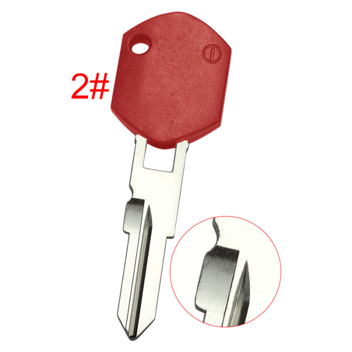 KTM Motocycle car key blank with right blade with printed badge , pls choose color