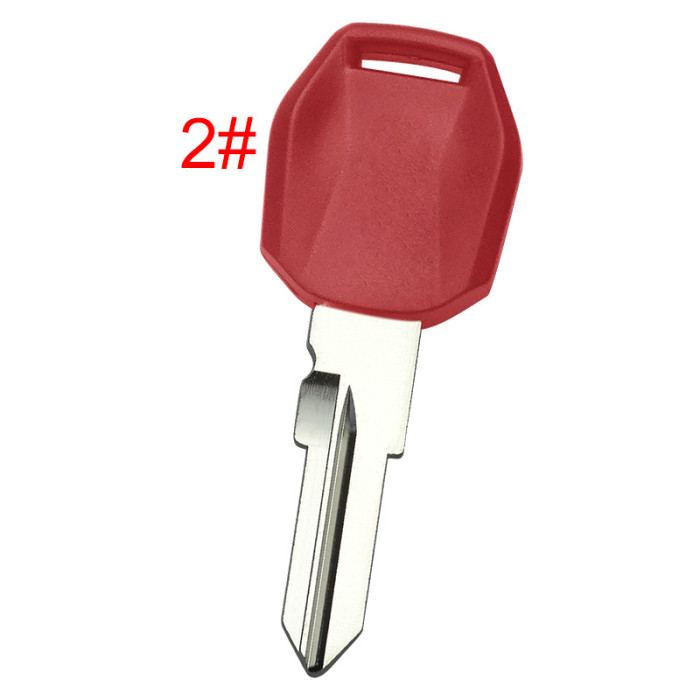 KTM Motocycle key blank with printed  badge,pls choose color