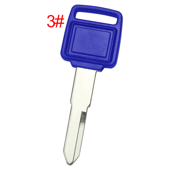 Honda-Motor bike key blank with left blade with logo , pls choose color