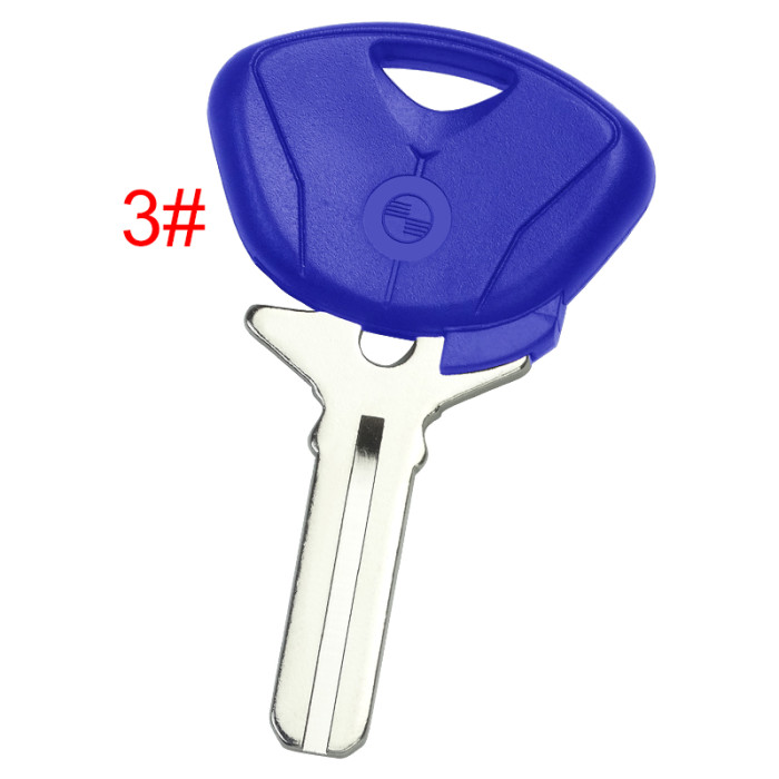 For BMW  Motrocycle key blank with badge  ，pls choose blade
