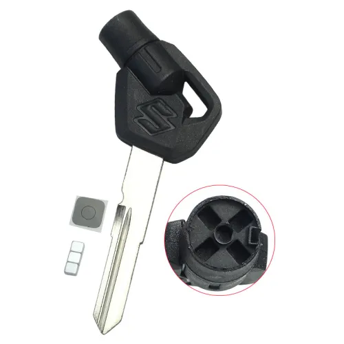 For Suzuki motorcycle bike key blank with right blade