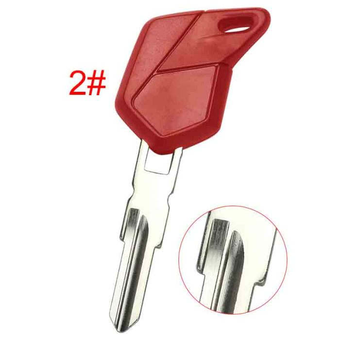 For MV motorcycle key  shell with badge , pls choose color