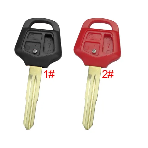 Honda-Motor bike key blank with right blade with badge , pls choose color