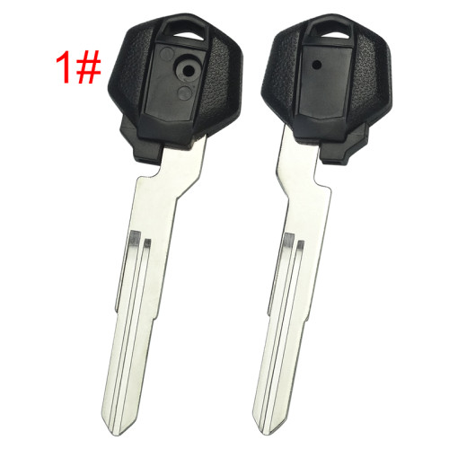 For Suzuki motorcycle bike key blank with right blade, with badge , pls choose color