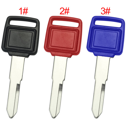 Honda-Motor bike key blank with left blade with logo , pls choose color