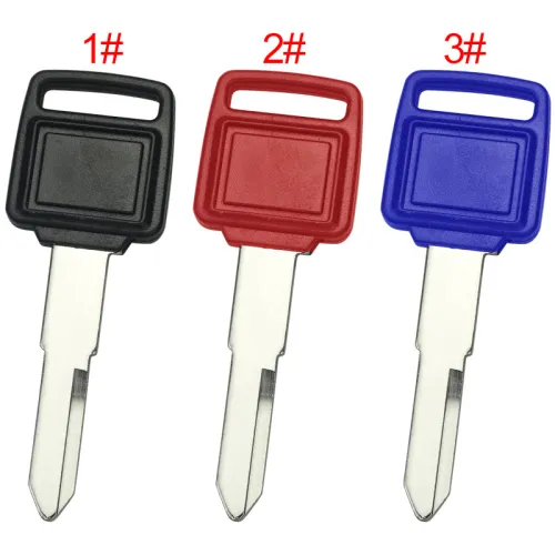 Honda-Motor bike key blank with left blade with logo , pls choose color